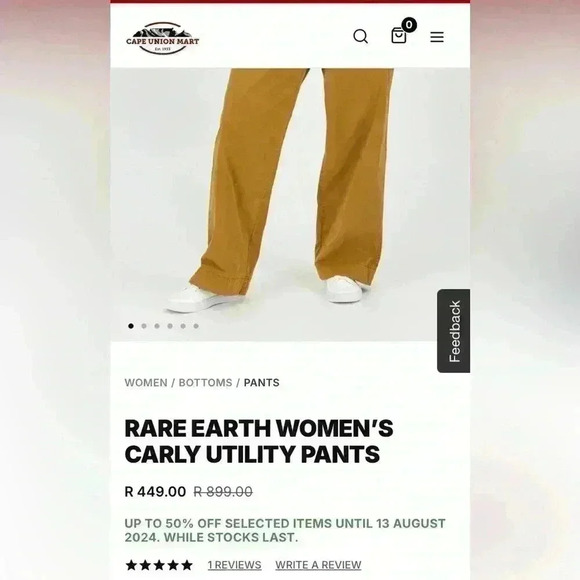 RARE EARTH TRAVEL Joggers in Army Green Size Small - Picture 11 of 11